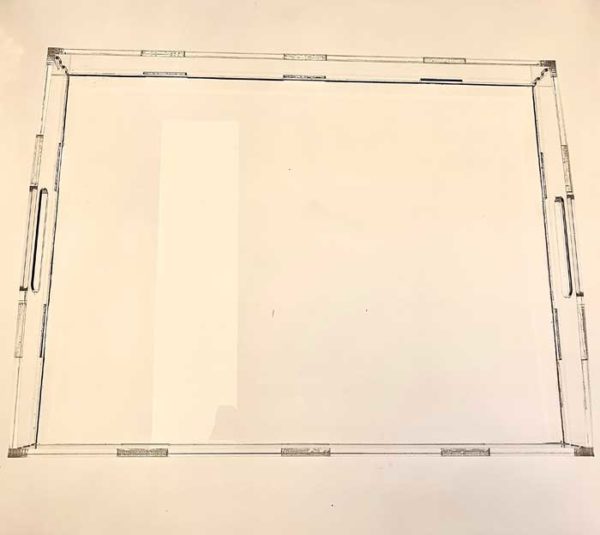 Set 3 plateaux plexi